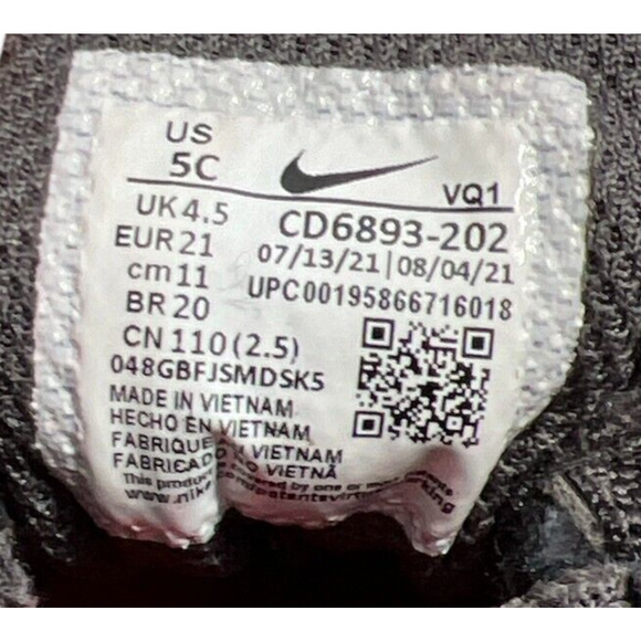 Nike Air Max‎ Excee Toddler Size 5C Black & Red - Picture 2 of 7